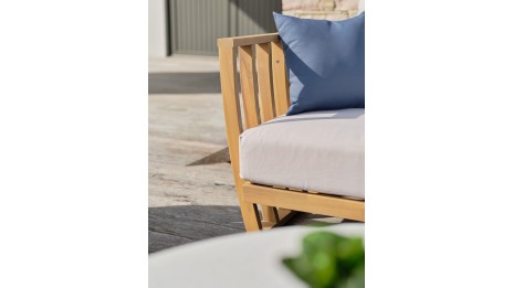 Salon bas de jardin BOGOTA 5 places en bois d'acacia - WOOD