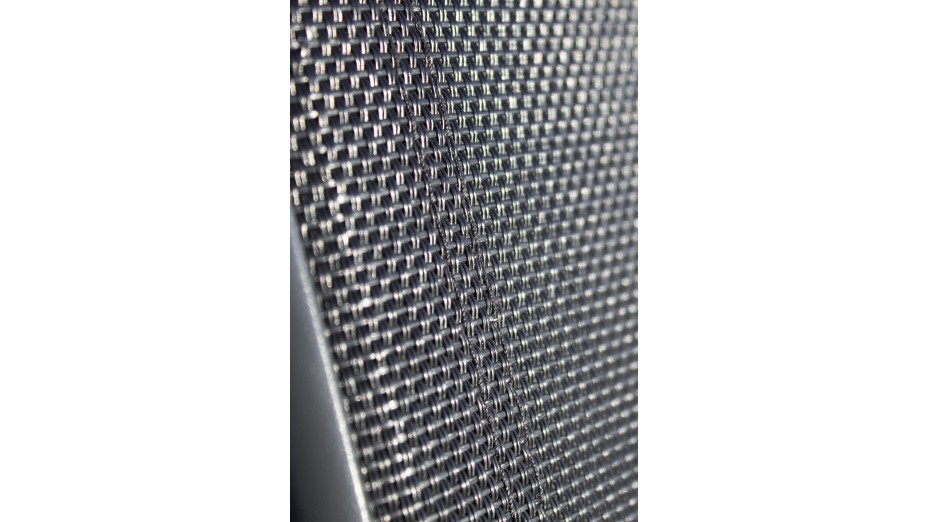 Chaise de jardin pliante C43 en aluminium gris anthracite et textilène - NOIR