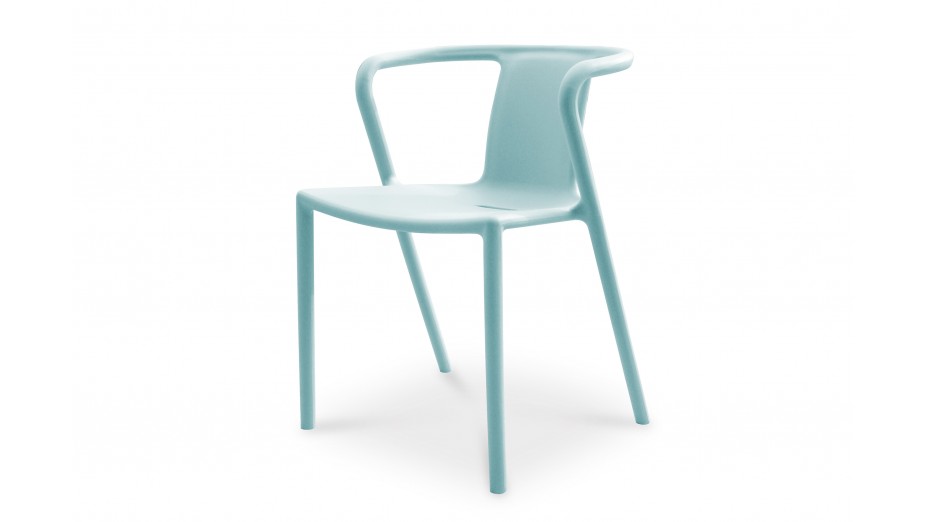 Fauteuil de jardin empilable DIEGO en polypropylène - AZUR