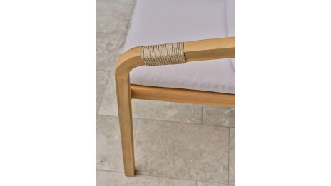 Lot composé de 2 fauteuils de jardin SERENA-FT