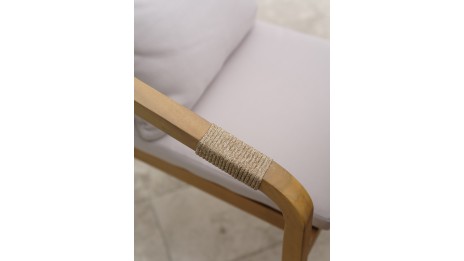 Lot composé de 2 fauteuils de jardin SERENA-FT