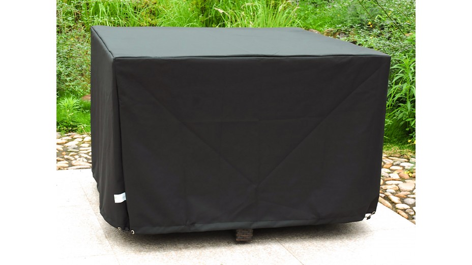 Housse de protection pour table (105x105 cm) - NOIR
