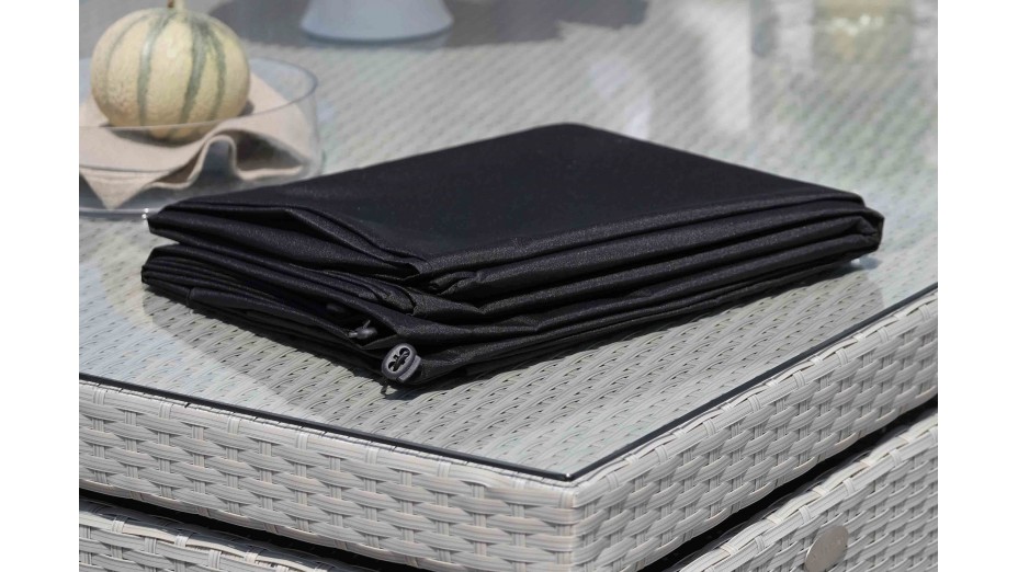 Housse de protection pour table (105x105 cm) - NOIR