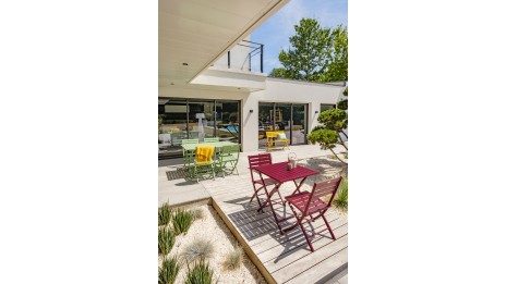 Chaise de jardin pliante MARIUS en aluminium - CARMIN