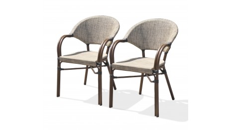Lot composé de 2 fauteuils...