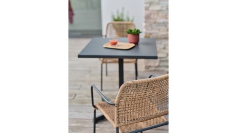 Lot composé de 2 fauteuils de jardin empilables MARCEAU-FT-ANTH