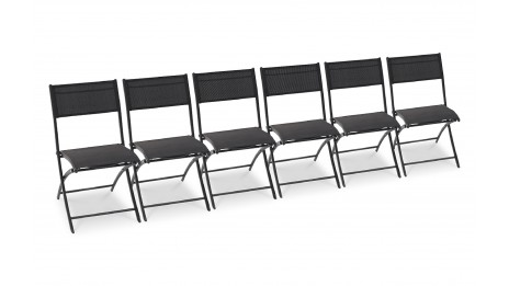 Lot composé de 6 chaises de...