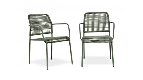 Lot composé de 2 fauteuils...