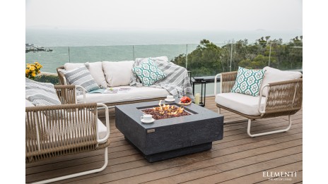 SET BRASERO TOUTES OPTIONS MANHATTAN GRIS FONCÉ