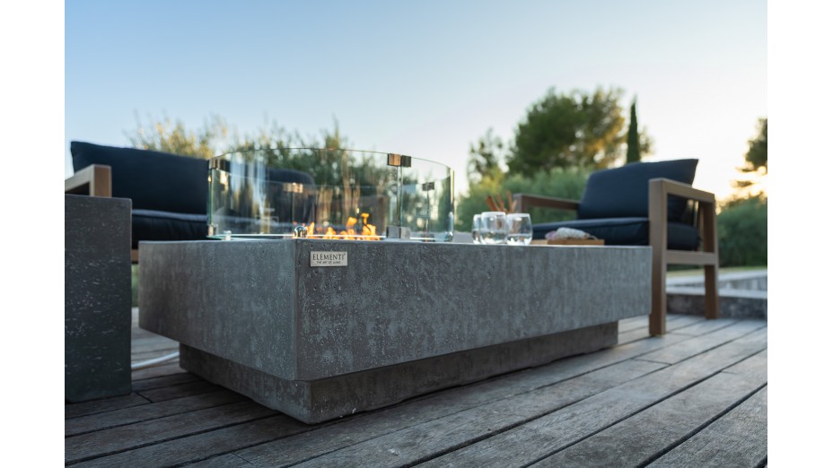 Set Brasero toutes options Metropolis gris clair