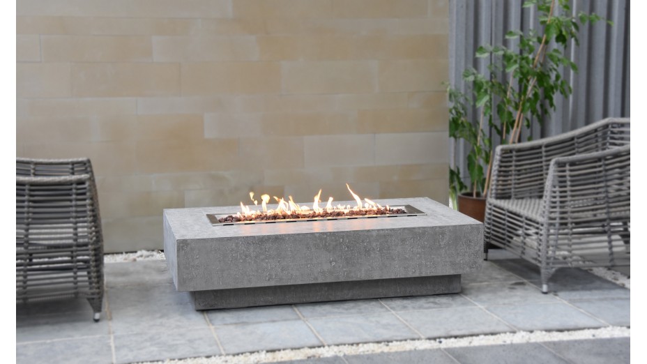 Set Brasero toutes options Hampton gris clair