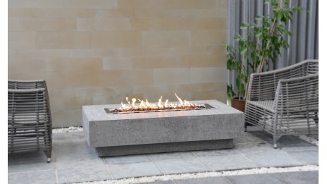 Set Brasero toutes options Hampton gris clair