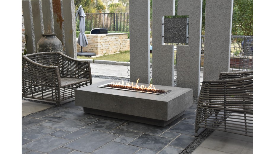 Set Brasero toutes options Hampton gris clair