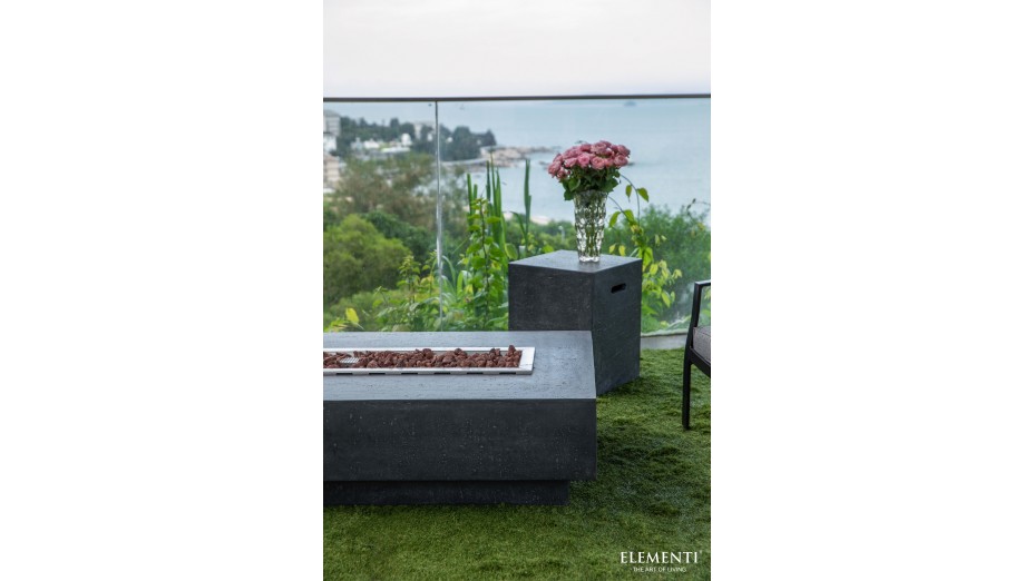 Set Brasero toutes options Hampton gris foncé