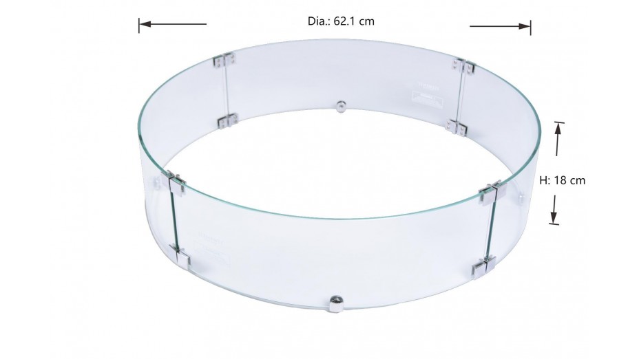  Ecran de Protection Rond Metropolis / Lafite Barrel 