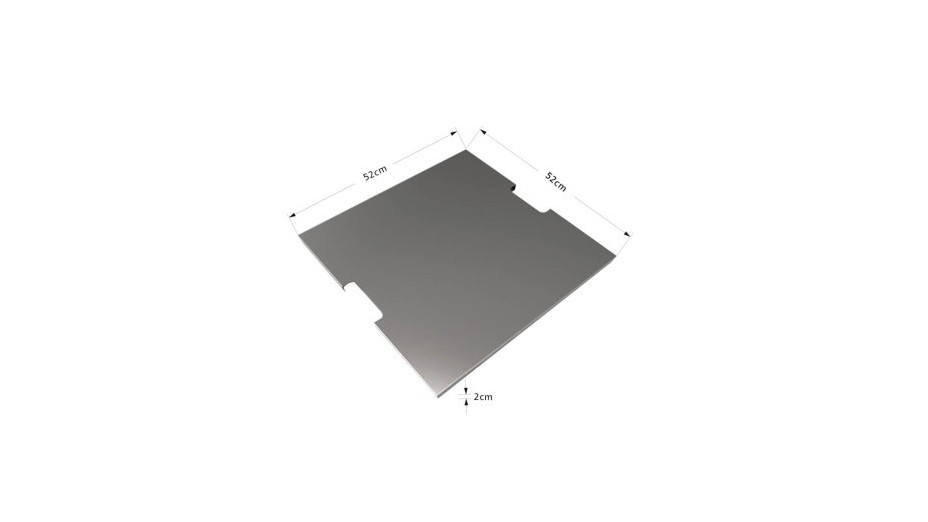 Couvercle de Foyer Carré slim Aurora