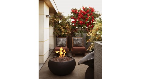Table brasero York noir