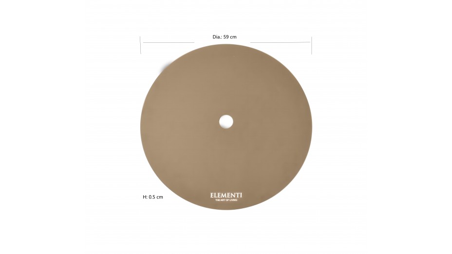 Couvercle de foyer Rond pour table Brasero Lafite