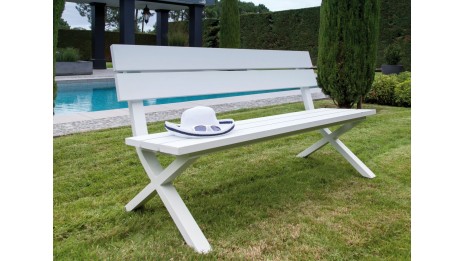 Banc Crossway avec Dossier