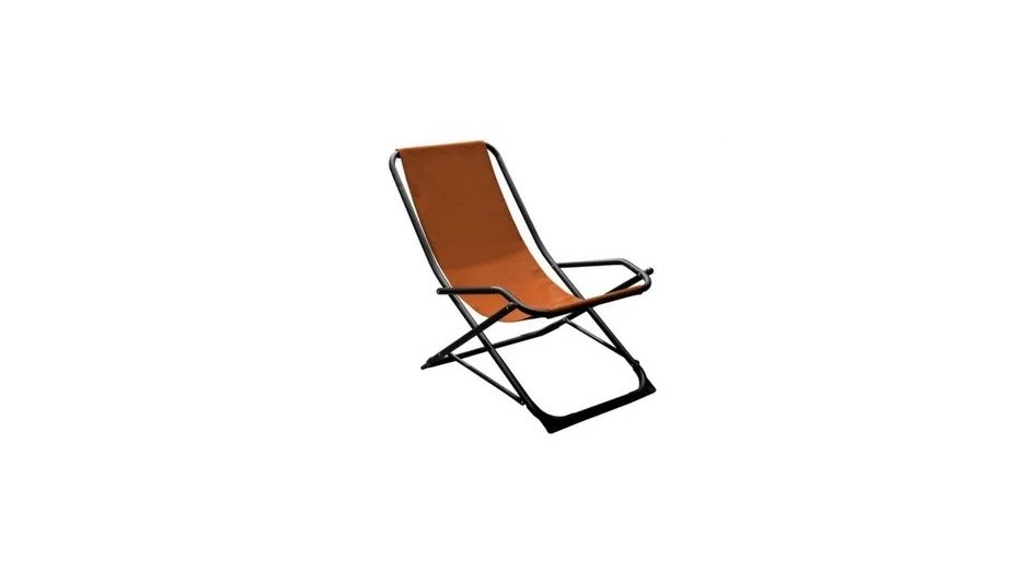 Chaise de jardin pliante pendulaire chilienne