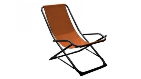 Chaise de jardin pliante pendulaire chilienne