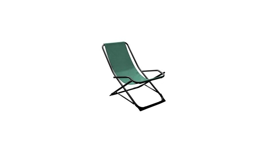 Chaise de jardin pliante pendulaire chilienne