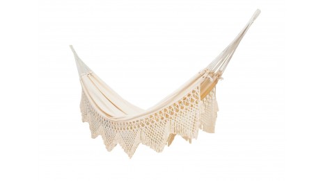 TOILE HAMAC 105 Frange NATUREL